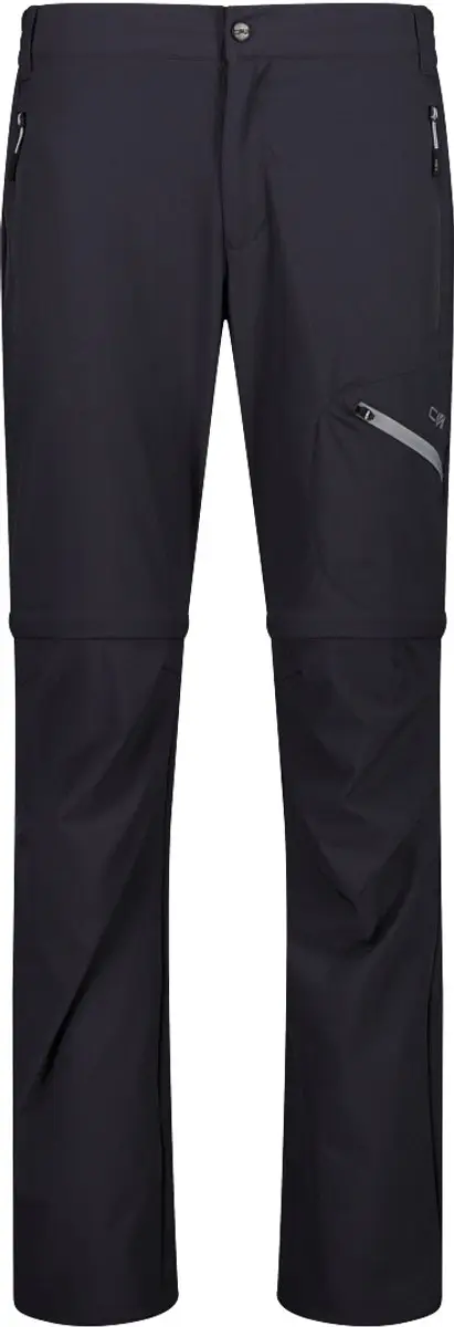 CMP Zip-Off Stretch Cargo Afritsbroek - Zwart - afbeelding 3 van 6