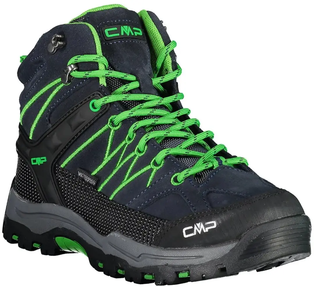 CMP Rigel Mid Waterproof Kinder Wandelschoenen - Blauw/Groen - afbeelding 6 van 6