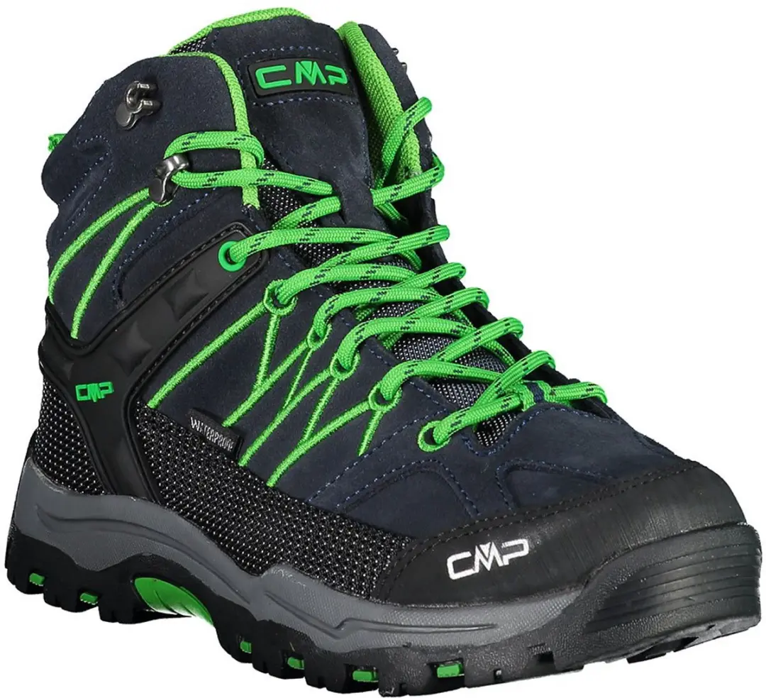 CMP Rigel Mid Waterproof Kinder Wandelschoenen - Blauw/Groen - afbeelding 4 van 6