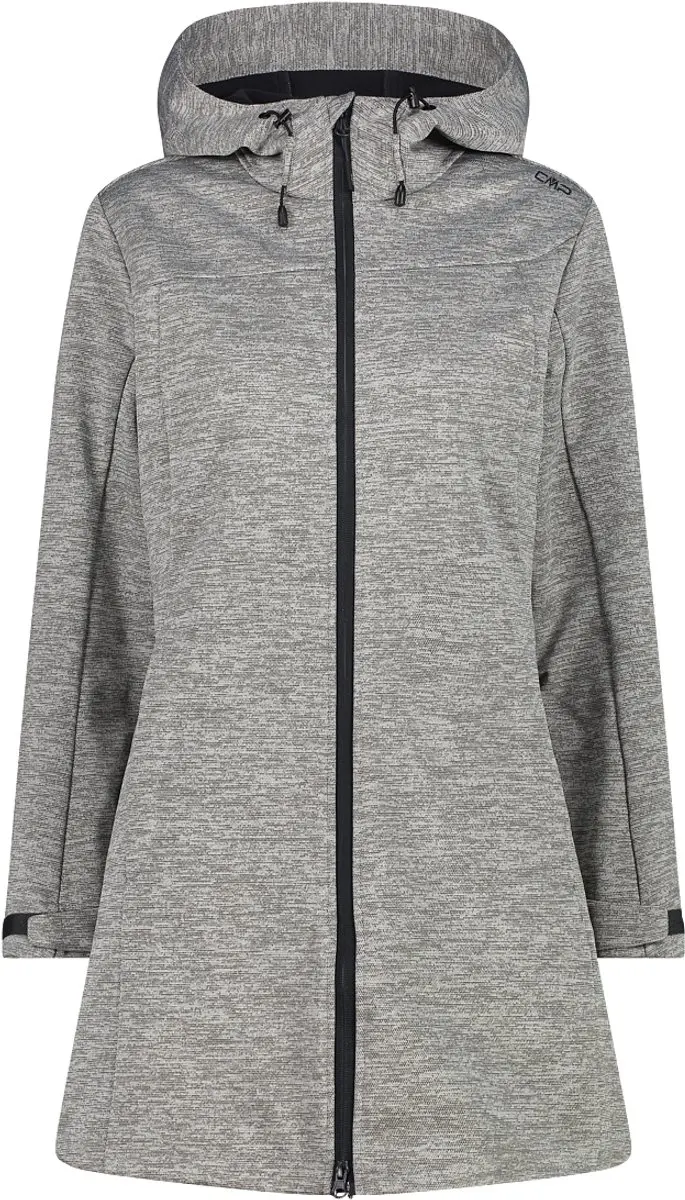 CMP Vrouwelijke Softshell Hoodie Jas - Blauw - afbeelding 3 van 6