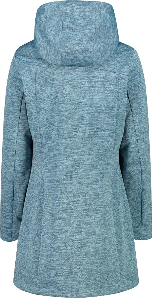 CMP Vrouwelijke Softshell Hoodie Jas - Blauw - afbeelding 6 van 6