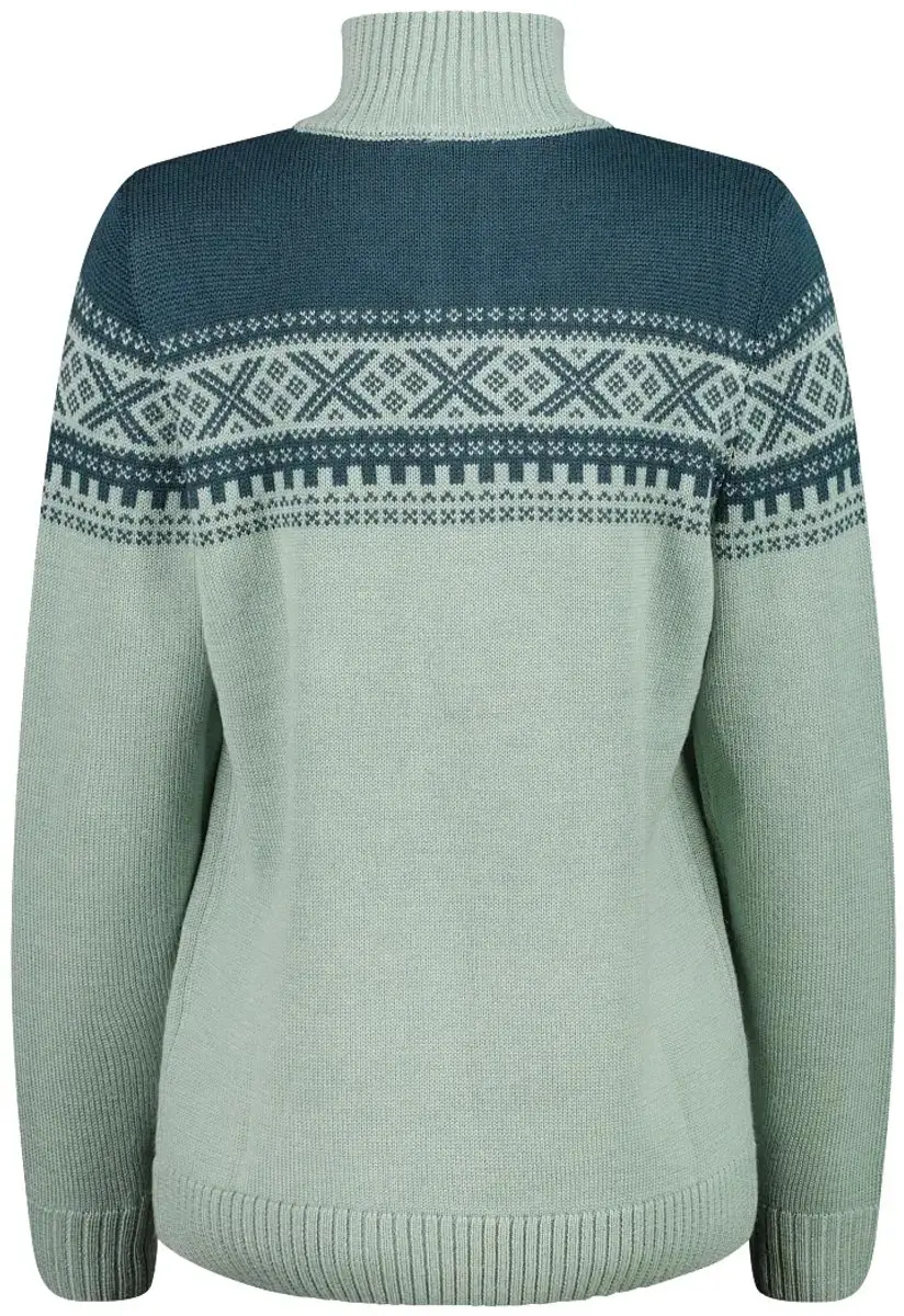 CMP Wooltech Dames Halfzip Pull - Pioenroos - afbeelding 6 van 6