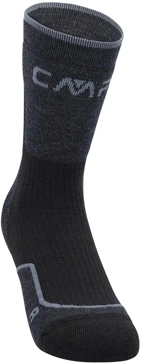 CMP Trekking Wool Mid Sokken - Zwart - EU 39-42 - afbeelding 3 van 4