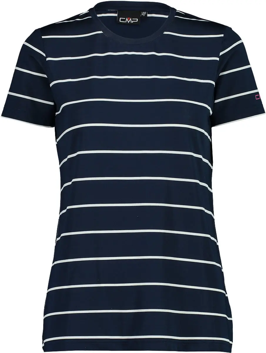 CMP Gestreept T-shirt Dames - Fragola - afbeelding 3 van 6