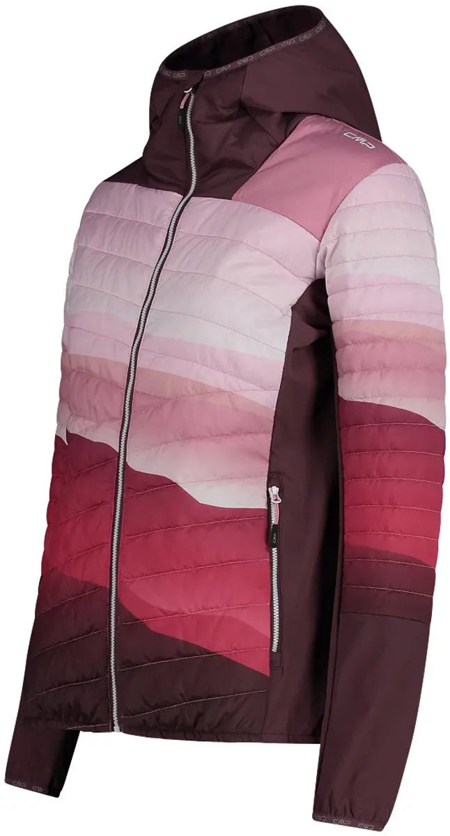 CMP Hybride Hoodie Dames - Fard Plum - afbeelding 2 van 6