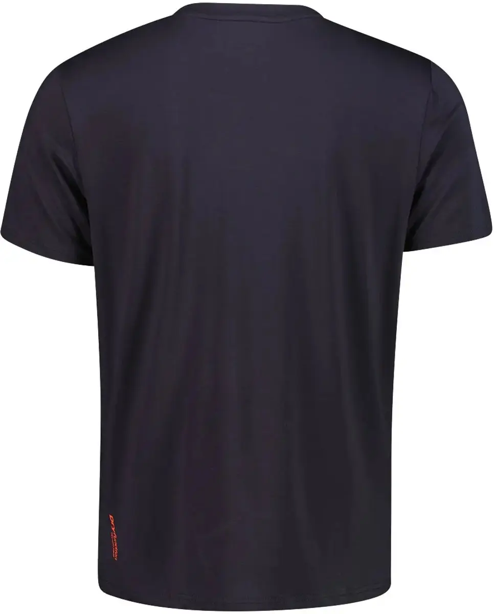 CMP T-shirt van viscose - Antraciet/Oranje - afbeelding 6 van 6