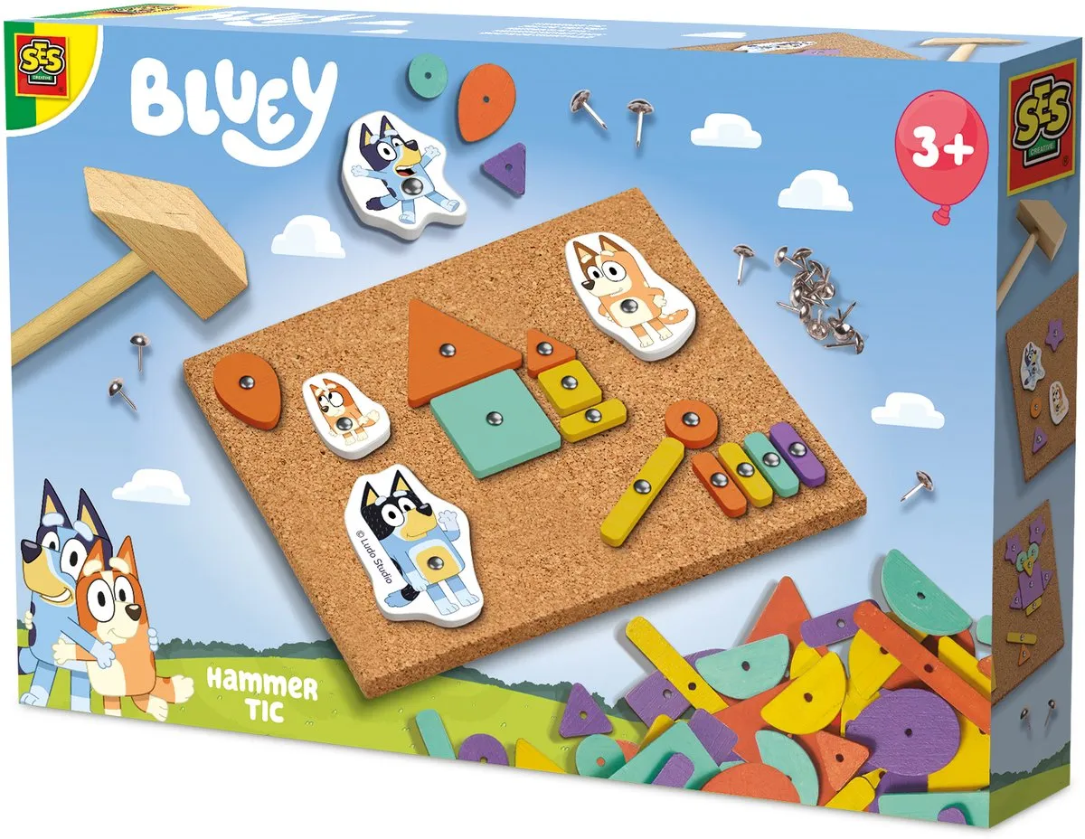SES Creative Bluey Hamertje Tik