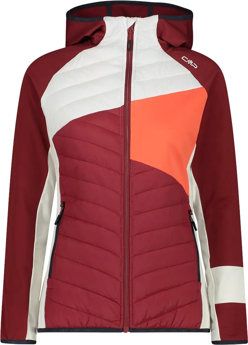 CMP Vrouwelijke Stretch Hybride Hoodie