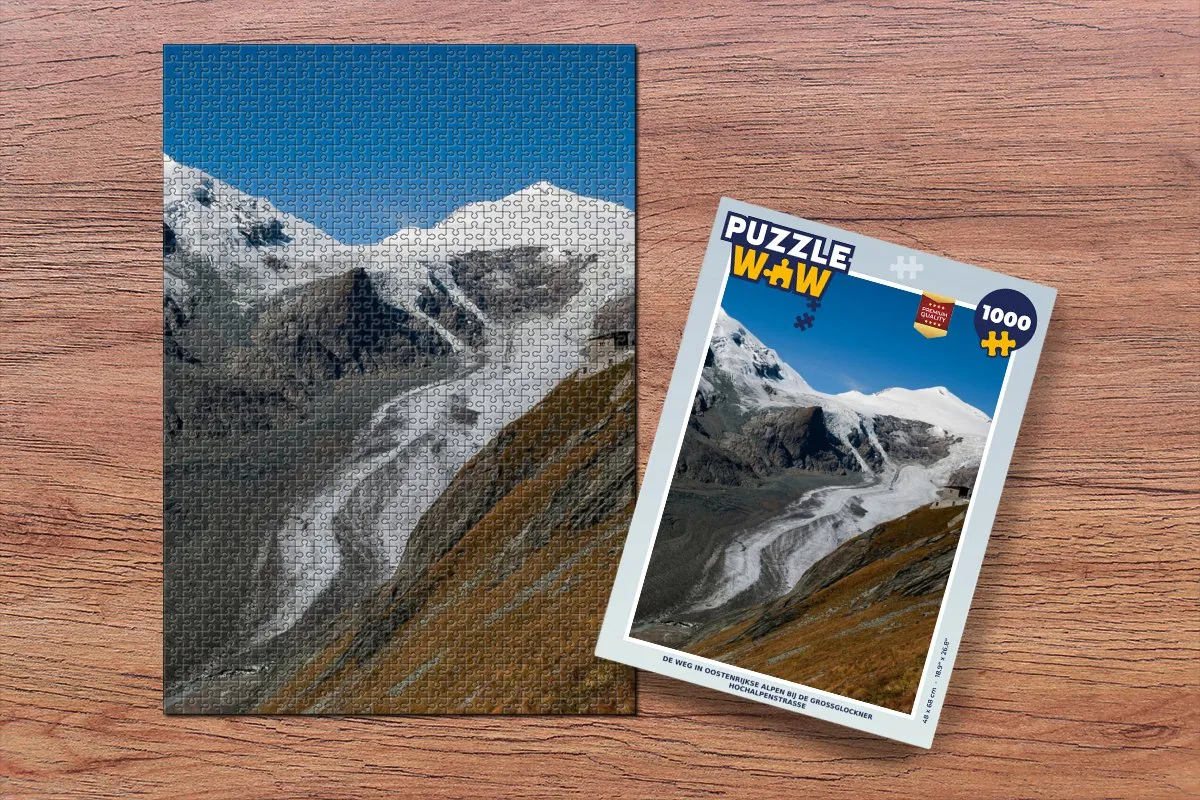 PuzzleWow Großglockner Alpen Legpuzzel 1000 Stuks - Multicolor