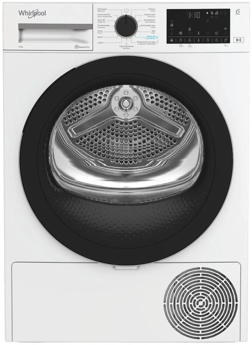 Whirlpool C WD 94M WBS BE Wasdroger 9 kg - Wit - afbeelding 6 van 6