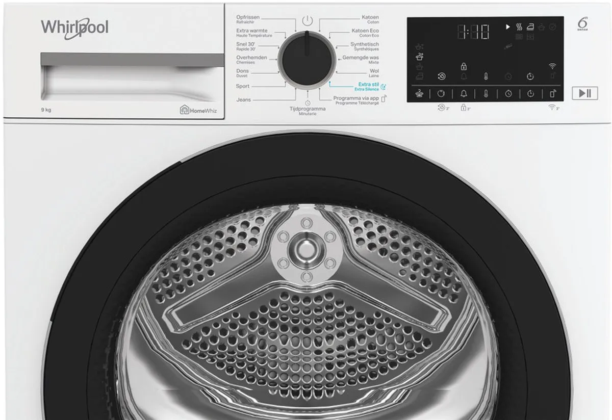 Whirlpool C WD 94M WBS BE Wasdroger 9 kg - Wit