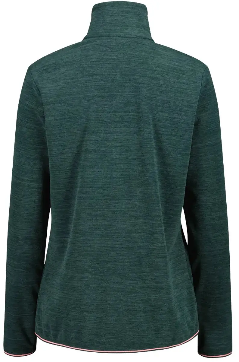 CMP Fleece 1/2 Zip Dames - Trek Green Mel. - afbeelding 2 van 4