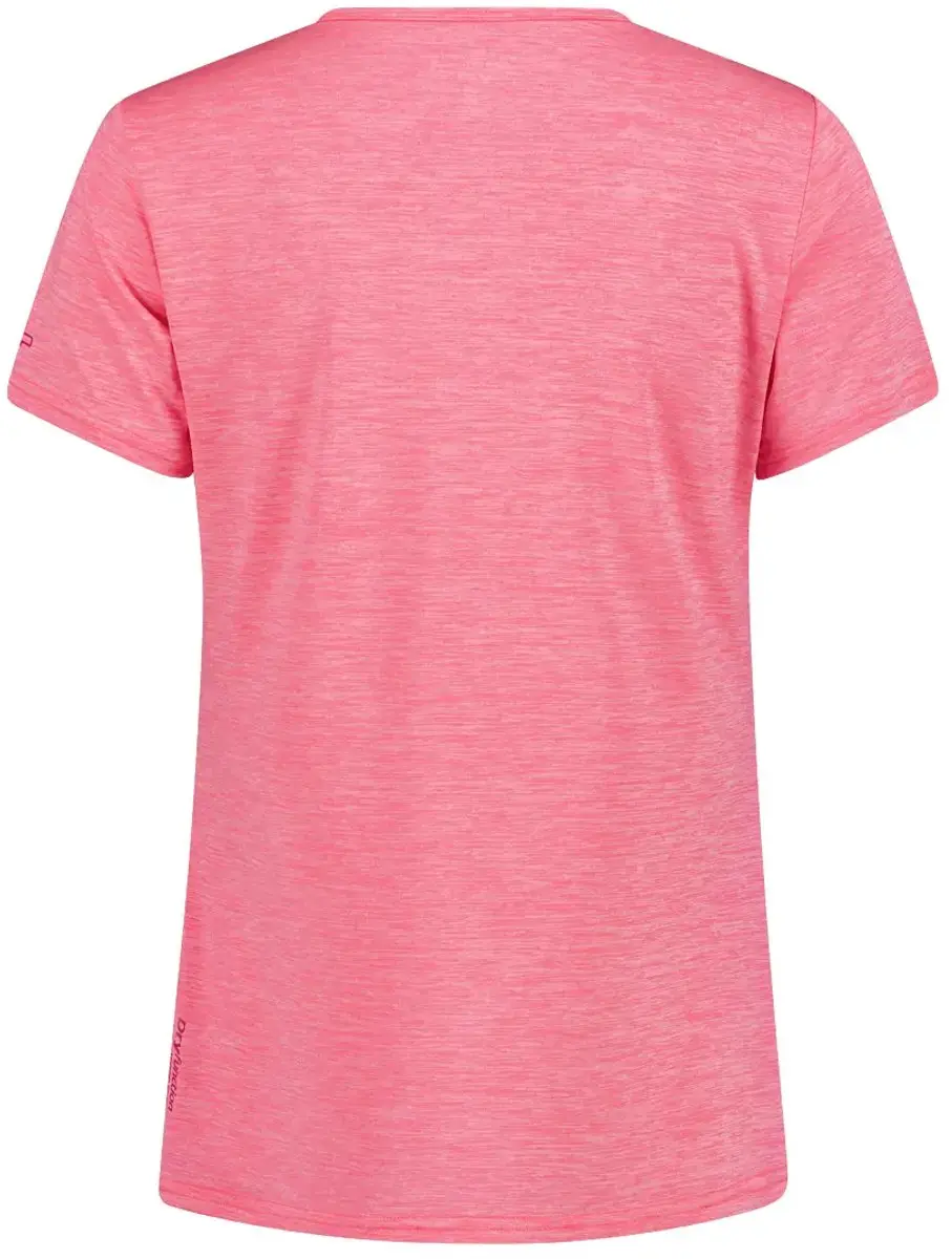 CMP Light T-shirt met wijde hals voor dames - Magenta mel - afbeelding 6 van 6