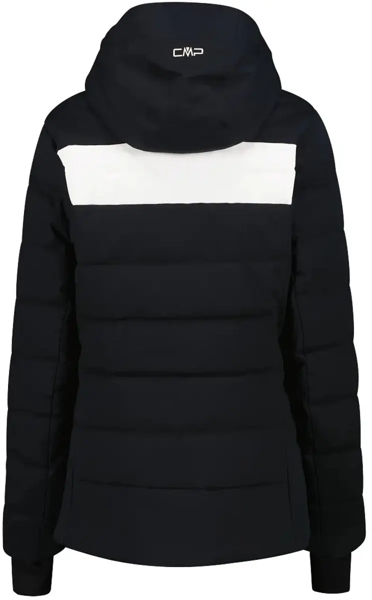 CMP Mechanische Stretch Donsjack met Capuchon Dames - Nero - afbeelding 2 van 2