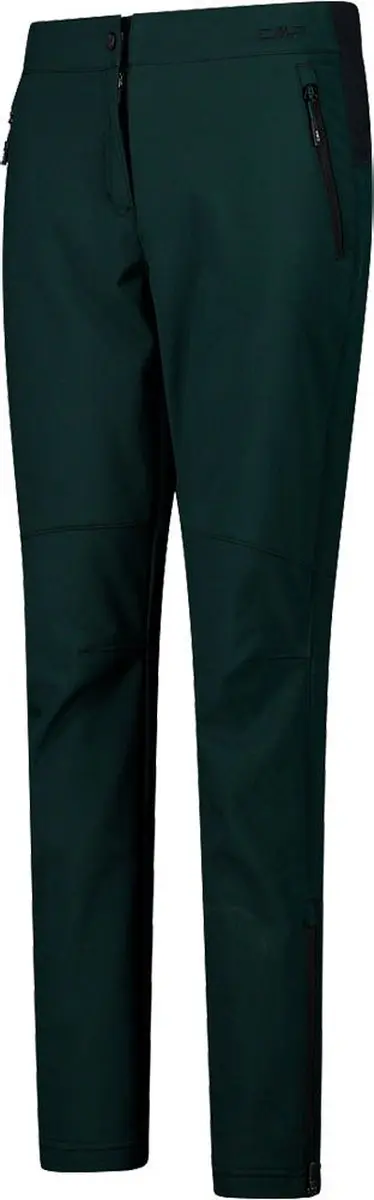 CMP Dames Slim Fit Softshell Broek - Groen - XL - afbeelding 2 van 2