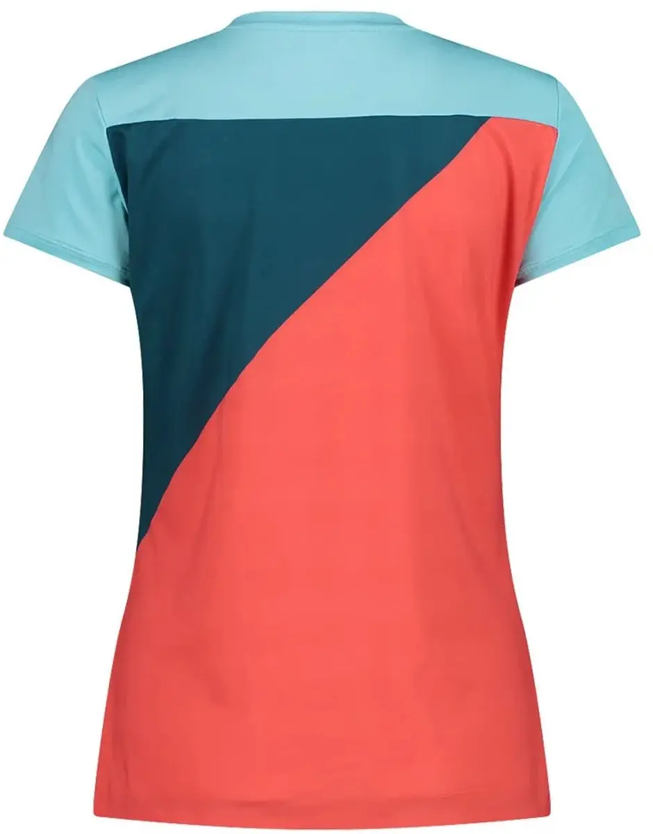 CMP Dames T-shirt Korte Mouwen - Campari - afbeelding 2 van 3