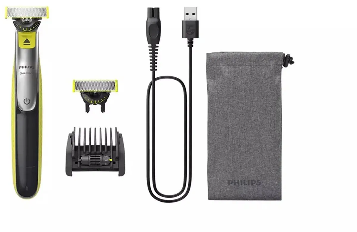 Philips OneBlade 360 QP2734/31 Trimmer - Grijs/Limoen