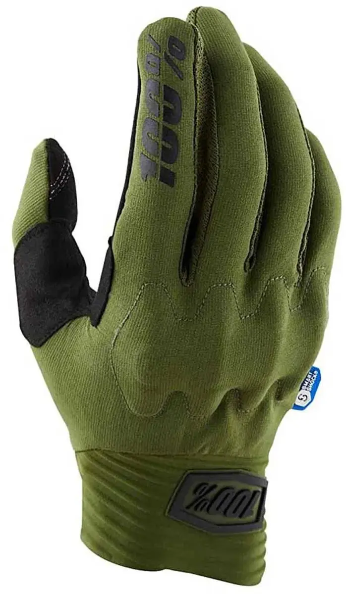 100percent Cognito Smart Shock Handschoenen - Army Green - M - afbeelding 2 van 2
