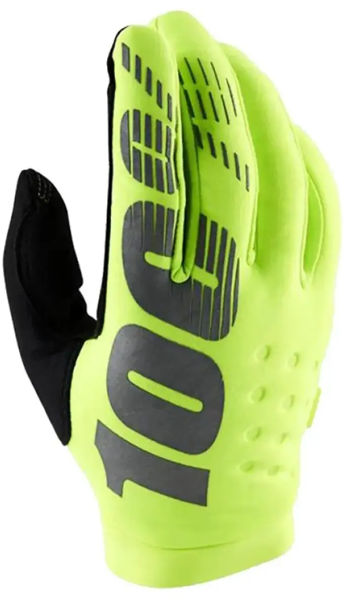 100% Brisker Handschoenen - Fluor Yellow - S - afbeelding 2 van 2