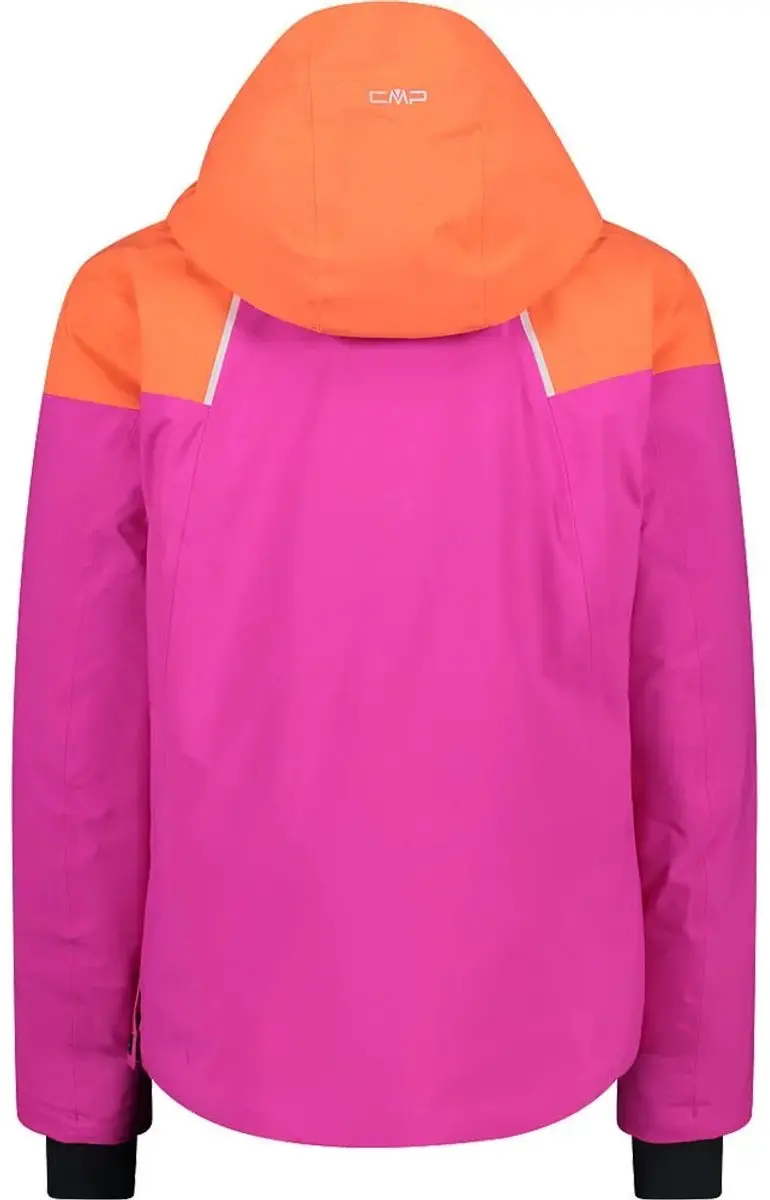 CMP Fix Hood Dames Ski Jas - Purple Fluo - afbeelding 2 van 3