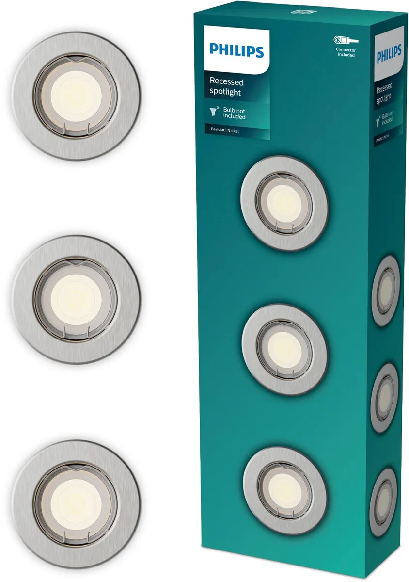 Philips Peridot Inbouwspot GU10 3-pack