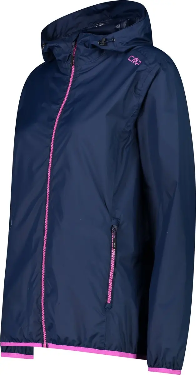 CMP Rain Fix Hood Waterdichte Jas met Capuchon - Blauw - afbeelding 4 van 4
