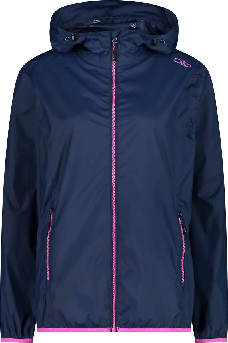 CMP Rain Fix Hood Waterdichte Jas met Capuchon - Blauw