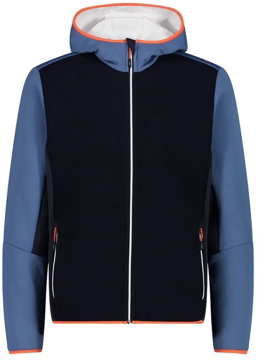 Cmp Fix Hood 32m2257 Fleece Met Kap Blauw 2XL Man