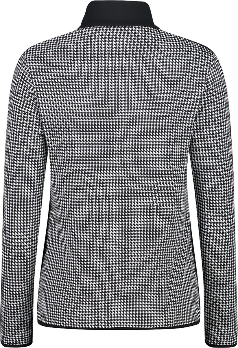 CMP Printed Pulli Wintersportpully Dames - Zwart/Wit - afbeelding 2 van 3