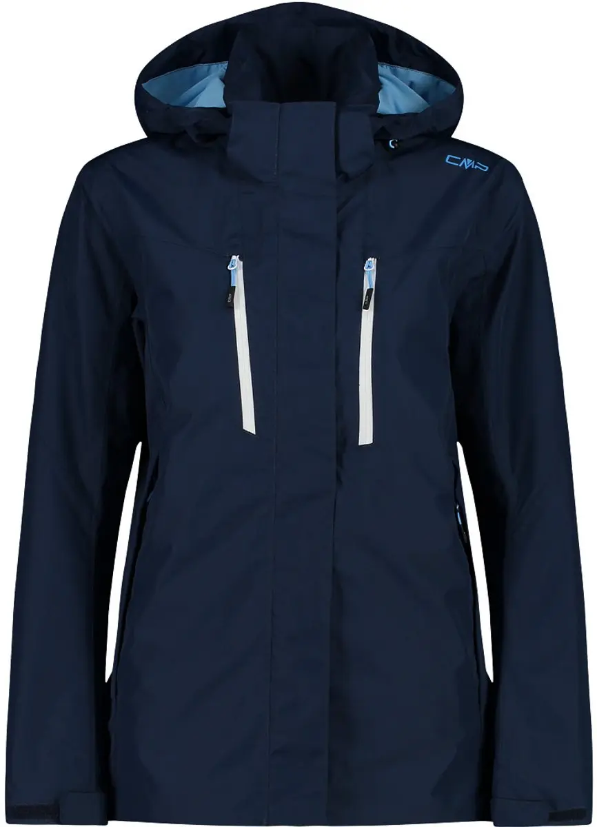 CMP Dames Waterdichte Zip-up Jas met Capuchon