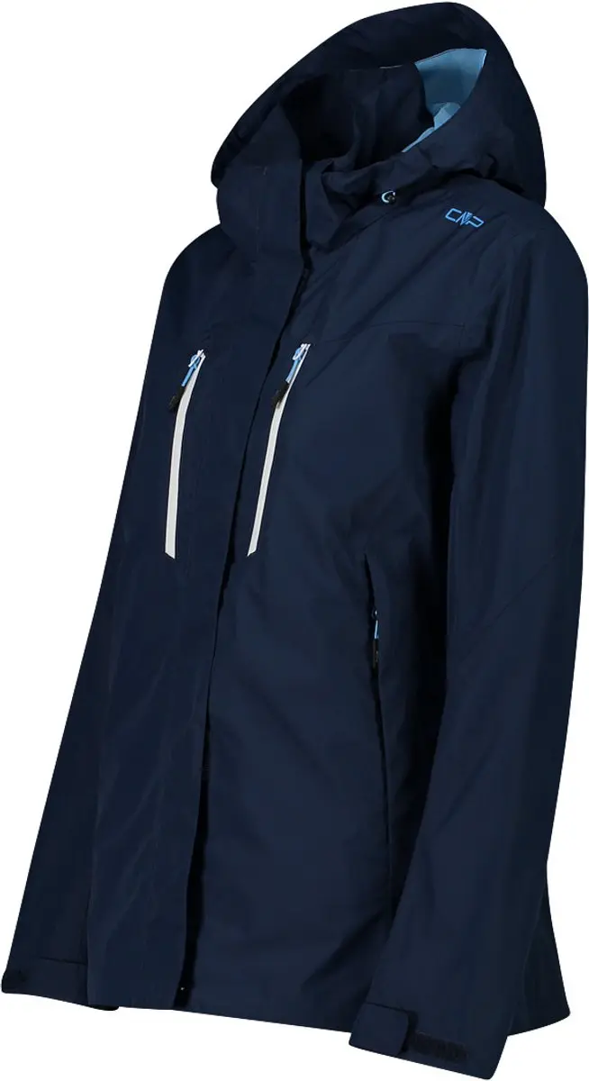CMP Dames Waterdichte Zip-up Jas met Capuchon - afbeelding 2 van 6