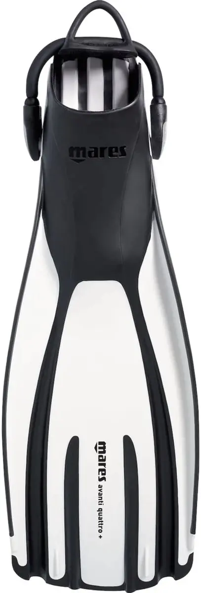 Merkloze Duikvinnen Avanti Quattro Plus Bungee Maat XS/34-36 Wit