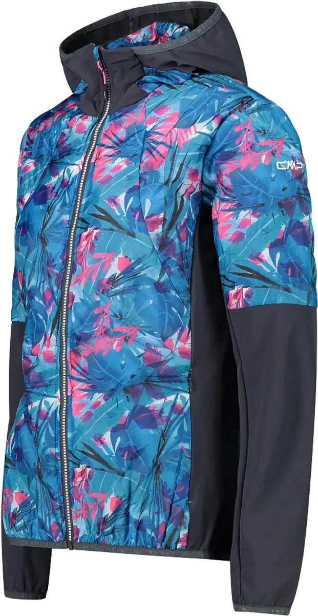 CMP Hybride Damesjack met Capuchon - Zwart - afbeelding 4 van 6