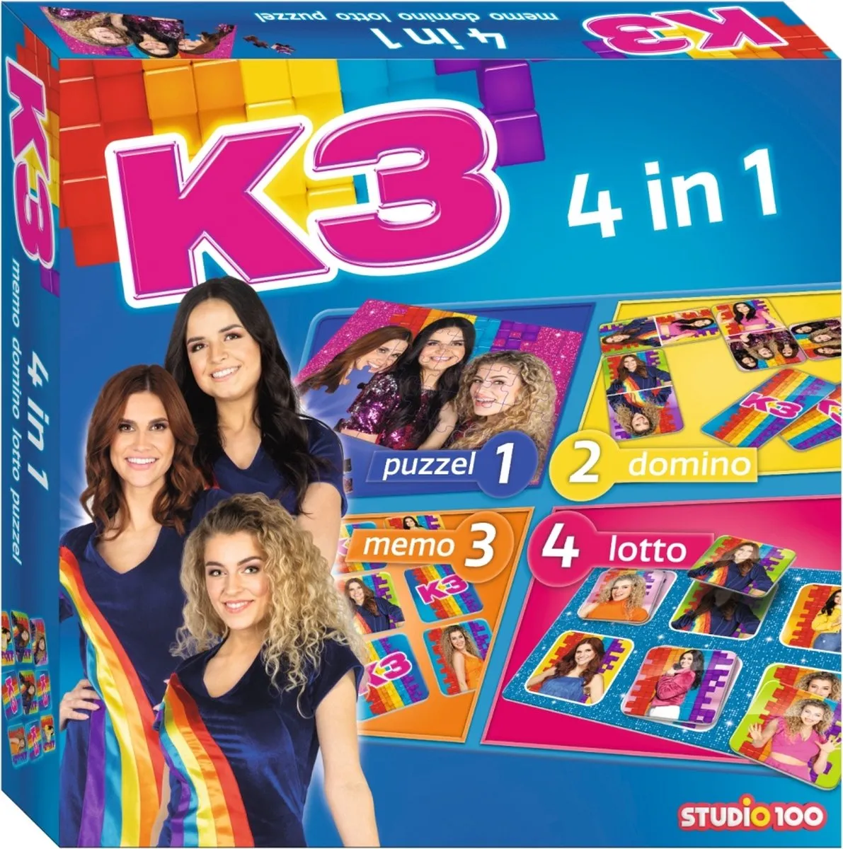 K3 MEK3B2000620 Spel - 4-in-1 - tot 4 spelers