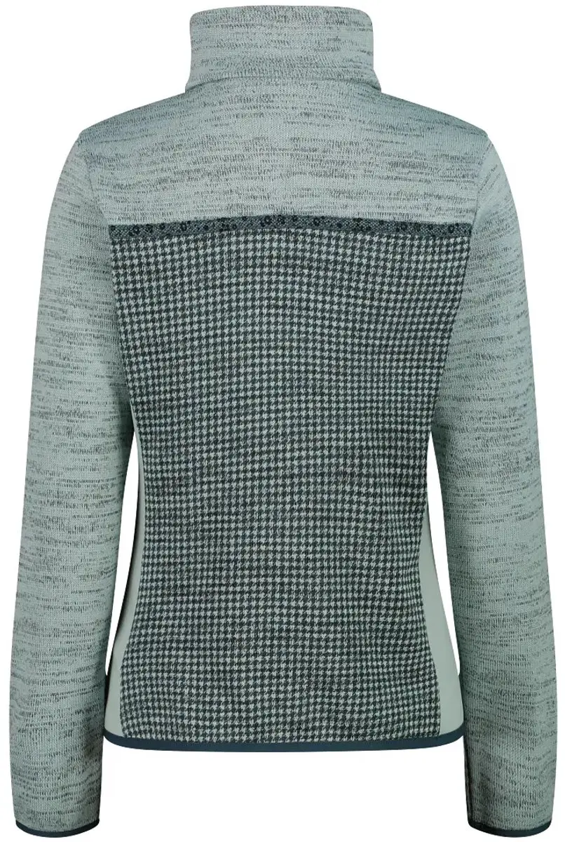 CMP Dames Gebreide Zip-Up Fleece - Jade - XS - afbeelding 4 van 6