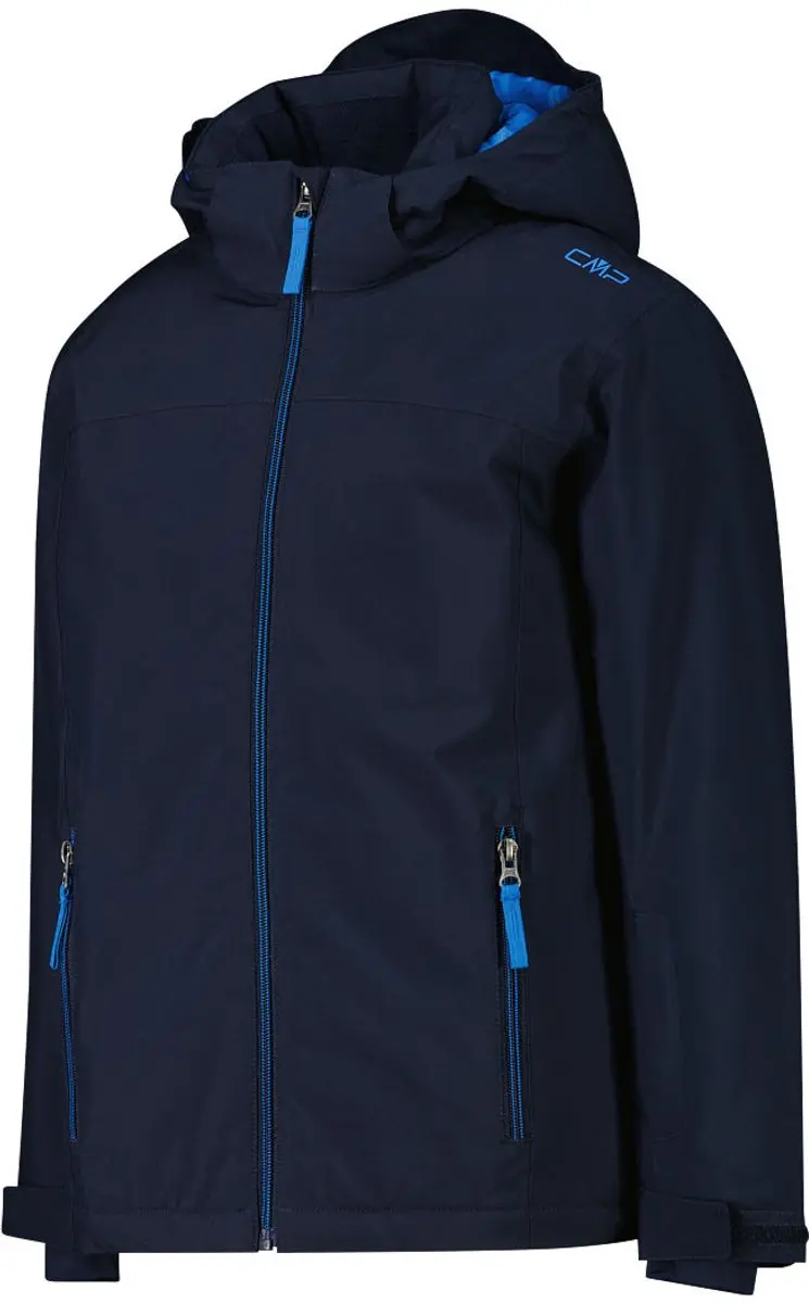 CMP Kid Jacket Snaps Hood Ski-jas - Royal Blue - 8 jaar - afbeelding 6 van 6