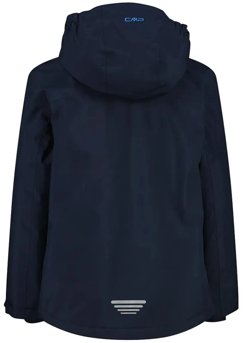 CMP Kid Jacket Snaps Hood Ski-jas - Royal Blue - 8 jaar - afbeelding 2 van 6