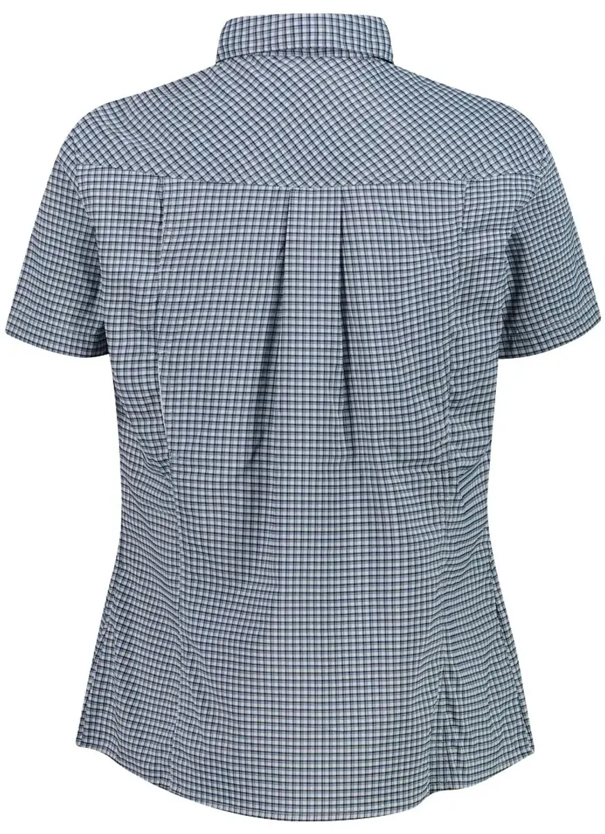 CMP Dames Geruite Knoopshirt - Sky Blue/Space - afbeelding 4 van 6