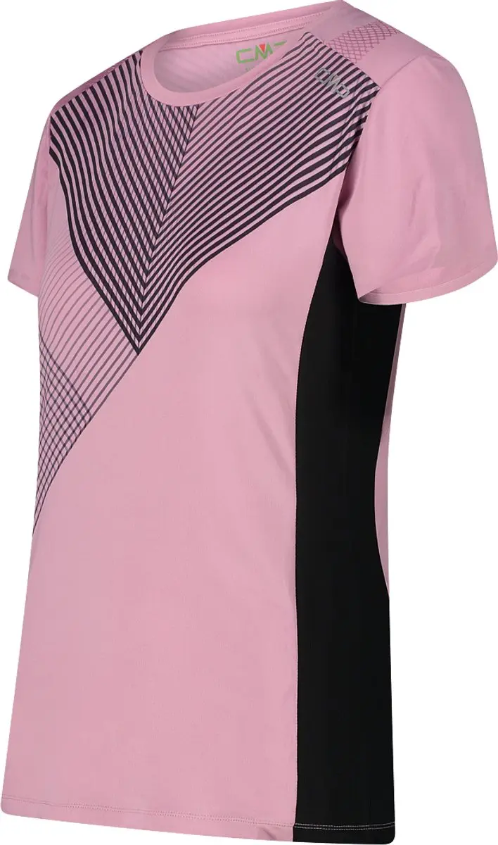 CMP Dames T-Shirt met Ronde Hals - Roos - afbeelding 2 van 4
