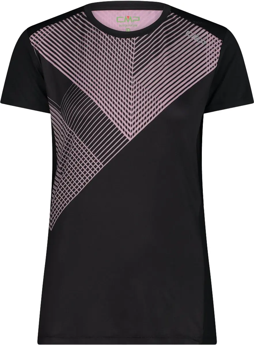 CMP Dames T-Shirt met Ronde Hals - Roos - afbeelding 3 van 4
