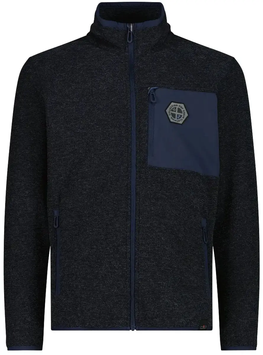 CMP Technische Fleece in Gemêleerd Breisel - Antraciet Mel. - XXL - afbeelding 5 van 6