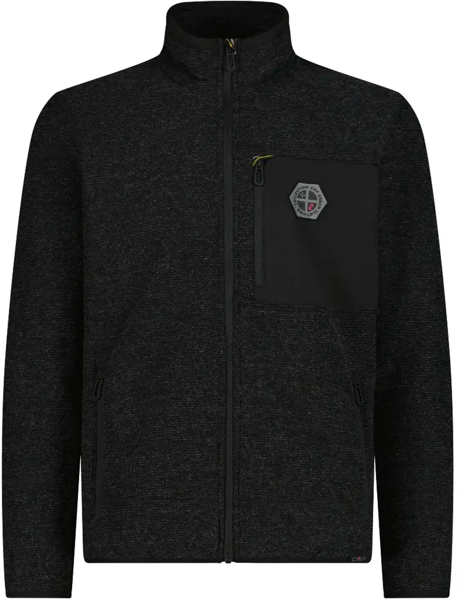 CMP Technische Fleece in Gemêleerd Breisel