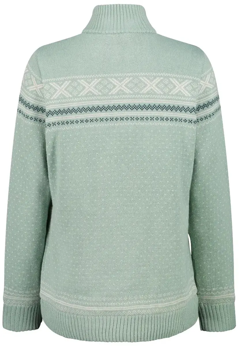 CMP Pull 1/2 Zip Brei Vrouw WP - Jade - afbeelding 2 van 6
