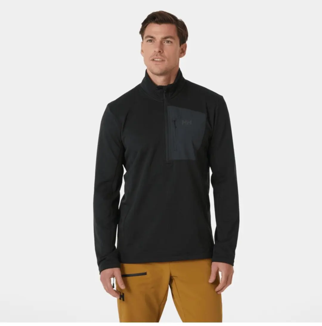 Helly Hansen Versalite 1/2 Zip Fleecetrui - Zwart - afbeelding 2 van 6