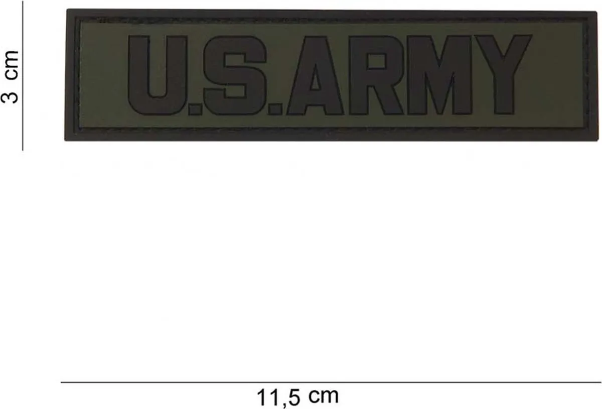 101 Inc Embleem 3D PVC Army