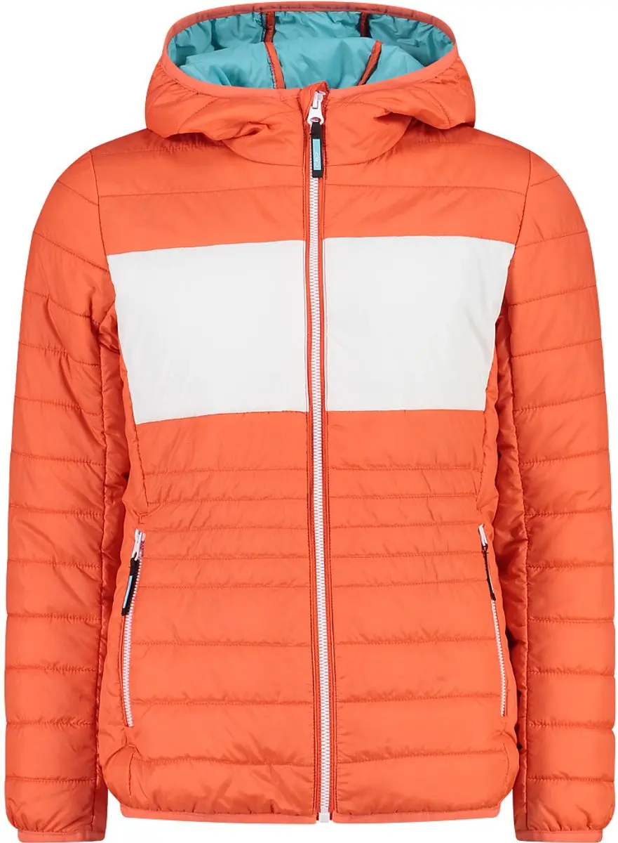 CMP Waterproof Jack met Capuchon Meisjes - Zwart/Antraciet-Campari - afbeelding 3 van 6