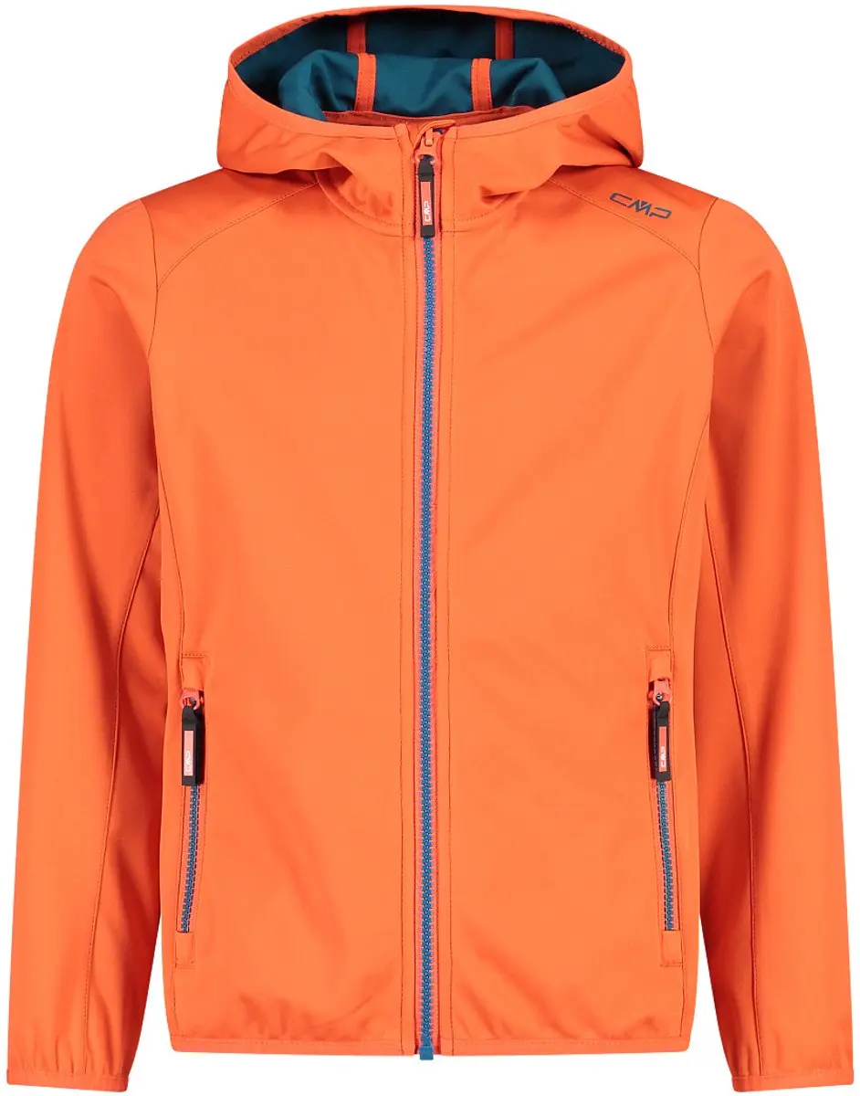 CMP Waterproof Jack met Capuchon Meisjes - Zwart/Antraciet-Campari - afbeelding 5 van 6