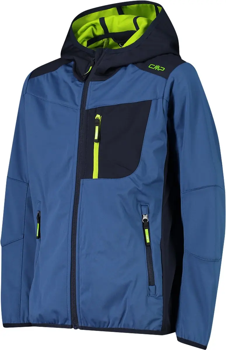 CMP Kinderen Hoodie - Groen/Blauw/Wit - 164 - afbeelding 4 van 4