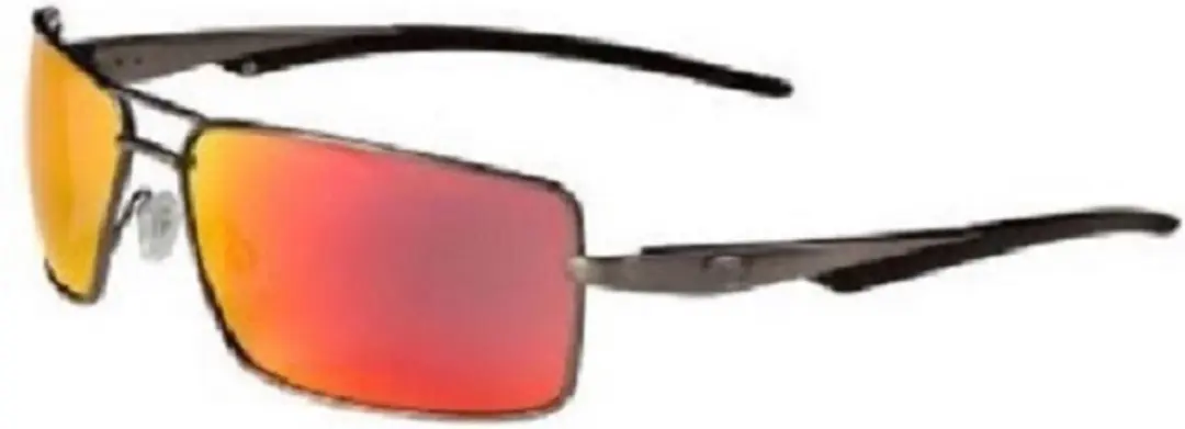 Sportbril TIFOSI Salvo, Matte Gunmetal, T-F790, Smoke Red lenzen, Pasvorm M / L