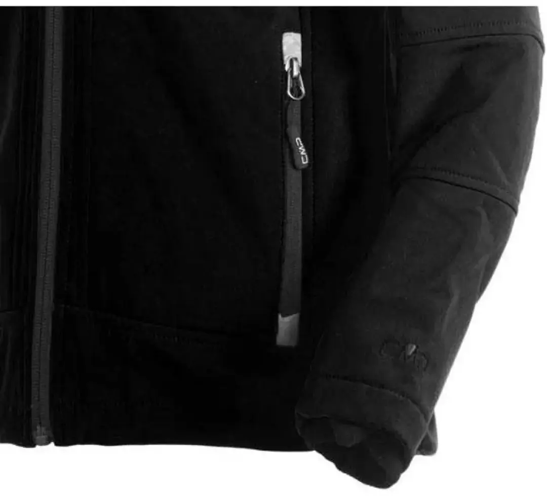 CMP Softshell Kinderjack - Zwart - Maat 128 - afbeelding 3 van 6